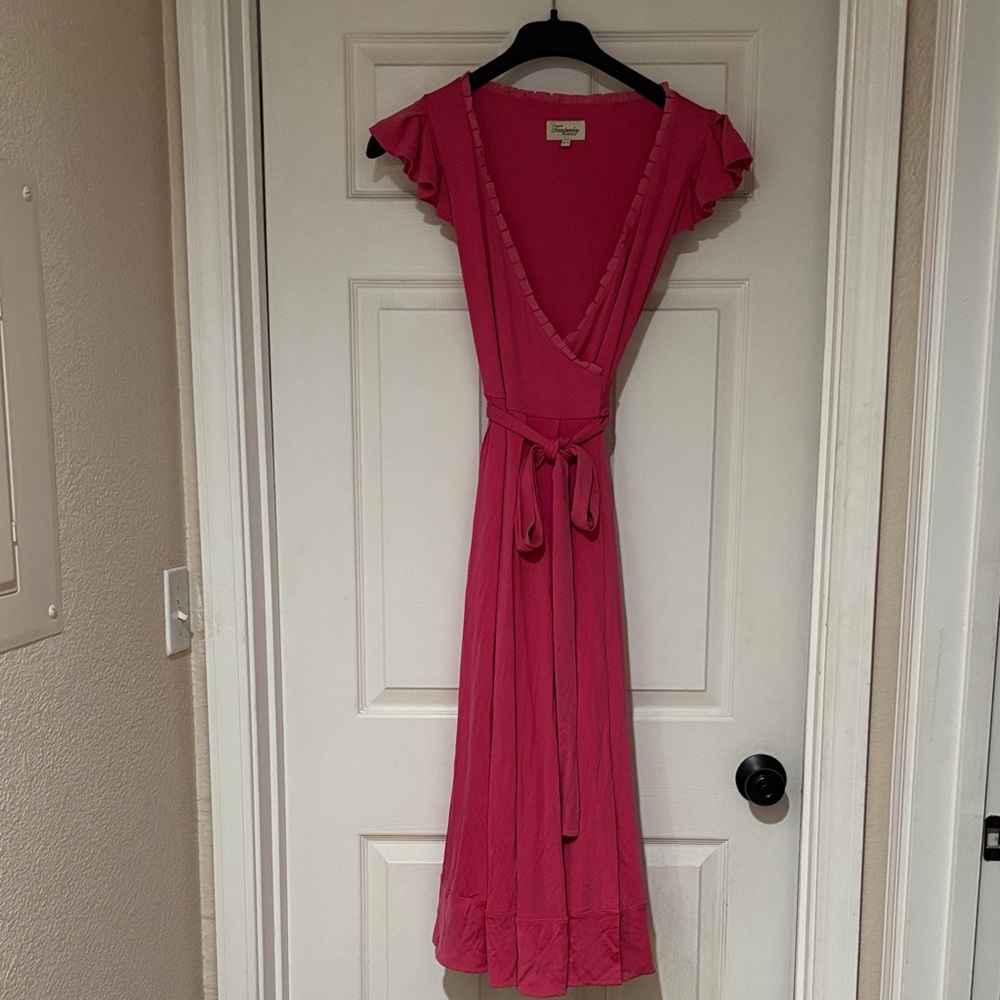 Temperley London Fuchsia Midi Dress